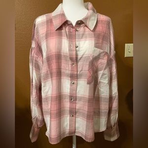 New Sanctuary Plaid button down